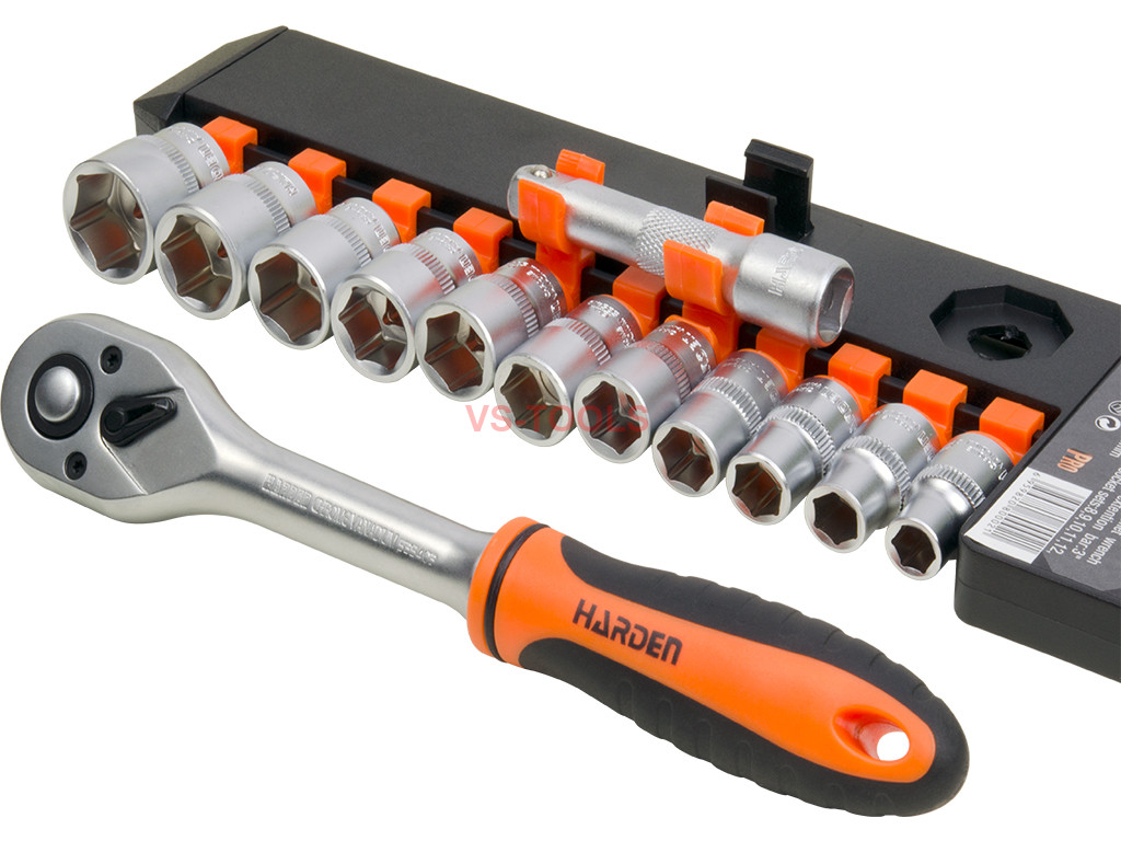 13pcs 3/8 Drive Hand Ratchet Wrench Extension 819mm Metric